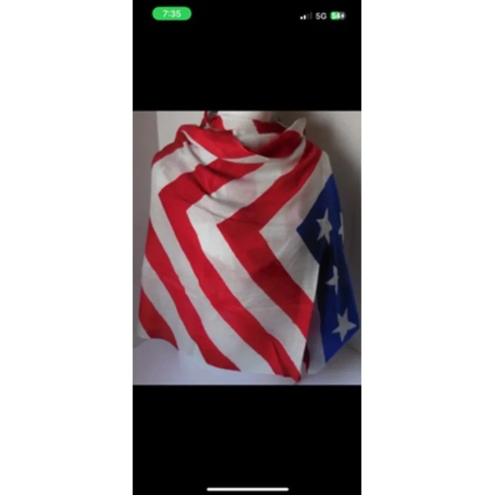 Nike Scarf OSFM Red White‎ Blue USA Flag Lightweight Soft N1001932-987